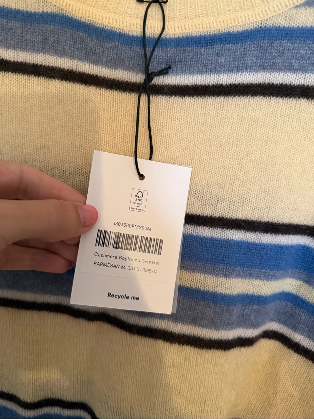 Reformation Clara cashmere sweater. New with tags. - Picture 3 of 4